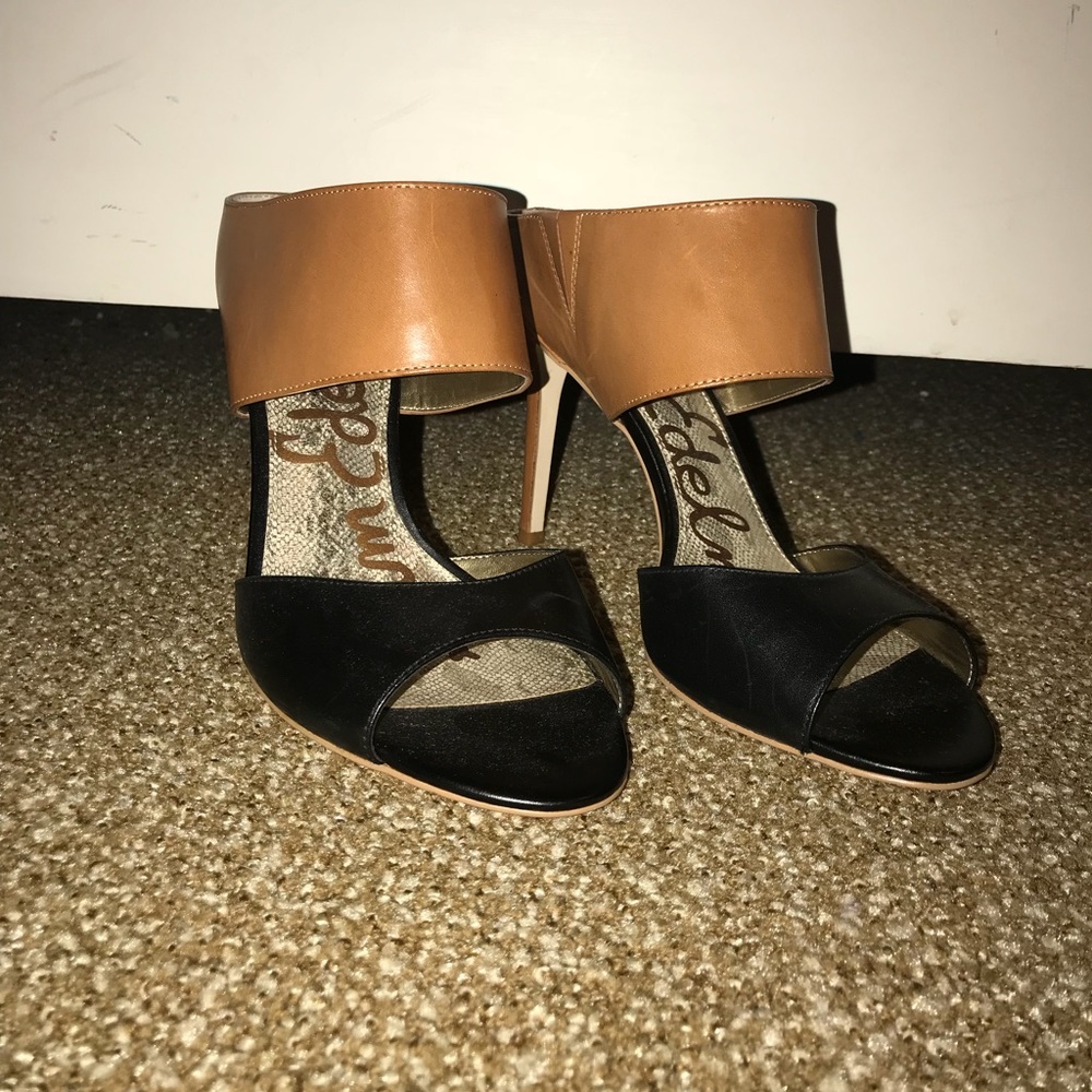 Sam Edelman Black and Brown Pumps